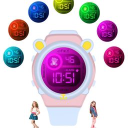 Spiky Unisex Kids Dial & Straps Digital Multi Function Automatic Watch SPKEVA26_C7_BLU-picture-13