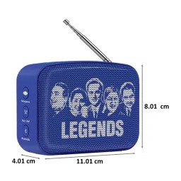 SAREGAMA Carvaan Mini 2.0 Hindi 5W Portable Bluetooth Speaker (4 Hours Playtime, 2.0 Channel, Regal Blue) image 2