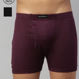 DIXCY SCOTT MAXIMUS Men Pack of 2 Solid Trunks MAXT-002-DYNAMIC TRUNK-P2-picture-11
