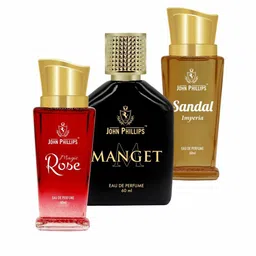 JOHN PHILLIPS Set Of 3 Magic Ros - Sandal & Manget Long LastingEau De Perfumes 60ml Each-picture-40
