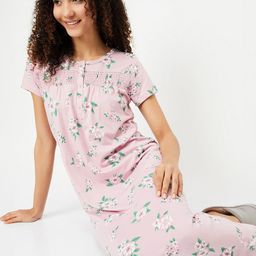 max Women Floral Printed Pure Cotton Nightdress-picture-20