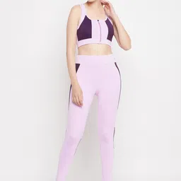 Clovia Women Padded Sports Bra & Tights Tracksuits-image-61