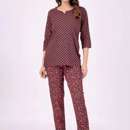 PARCHHAI Women Floral Printed Top With Trousers-picture-14