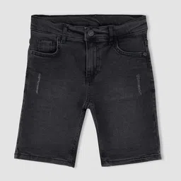 DeFacto Boys Washed Denim Shorts-picture-3