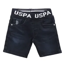 U.S. Polo Assn. Kids Boys Mid-Rise Pure Cotton Denim Shorts-picture-33