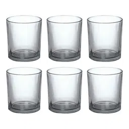 ceradeco Transparent 350 ML Glass (Set of 6) Whiskey Glasses image 2