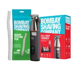 Bombay Shaving Company Men 5-In-1 Multi Grooming Full Body Trimmer With Beard Styling Pen-picture-35