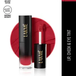 Lakme Xtraordin-Airy One-and-Done Lip, Cheek & Eye Tint 3 ml - Crimson Kiss-picture-44