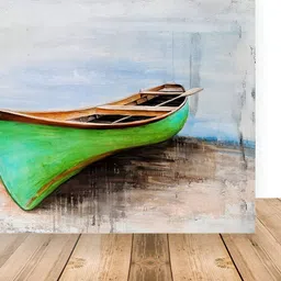 Wallpics Green & Beige Paper Waterproof Wall Sticker-image-12