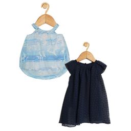 Creative Kids Infant Girls Pack Of 2 Self Design A-Line Dress With Attached Bodysuit-picture-49
