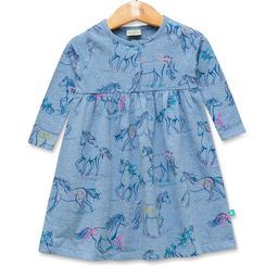 JusCubs Infants Girls Conversational Printed Cotton Fit & Flare Dress-picture-17