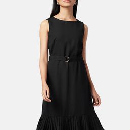 Annabelle by Pantaloons A-Line Dress With Belt-picture-0