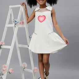 One Friday Embellished Pure Cotton A-Line Dress-picture-20