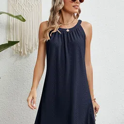 StyleCast x Revolte Schiffli Mini A-Line Dress-picture-41