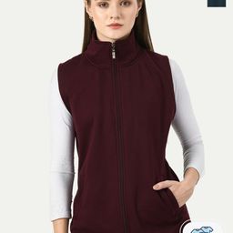 BAESD Pack Of 2 Lightweight Stand Collar Pure Fleece Open Front Jacket-picture-43