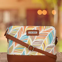 FLYING BERRY Women Printed Oversized Structured Sling Bag-picture-46