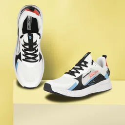 JQR Men BLAST White Blast Mesh Running Shoes-image-29