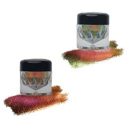 Veoni BELLE Set of 2 Multichrome Duochrome Eyeshadow Pigment 2g Each - Fall & Rust-picture-31