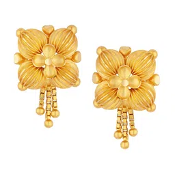 Joyalukkas 22KT Gold Floral Cluster Earring-image-0
