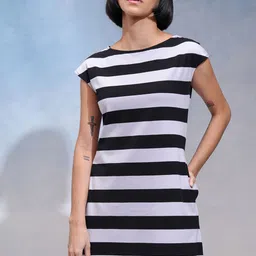 Tokyo Talkies Women Striped Bodycon Mini Dress-picture-15