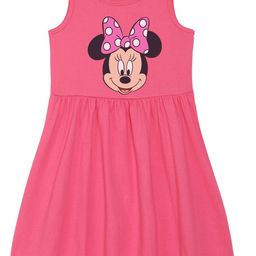Disney by Wear Your Mind Pink Printed Cotton Dress-picture-21