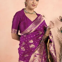 Subham Woven Design Zari Saree-picture-23