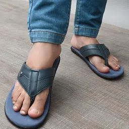 El Paso Men Blue Thong Flip-Flops-picture-20