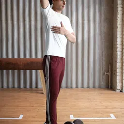 ADIDAS Men Essential Single Jersey Tapered Fit Open Hem 3-Striped Track Pants-picture-10
