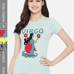 Fabflee Pack Of 3 Printed Cotton T-shirts-picture-16