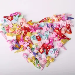 LYTIX Girls Set Of 12 Beaded Tic Tac Hair Clip-image-92