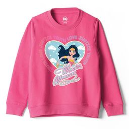 Wear Your Mind Girls Wonder Women Printed Long Sleeves Pure Cotton Sweatshirt-picture-38