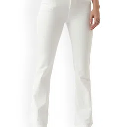 Kraus Jeans Women Cotton Flared High-Rise Jeans-picture-19