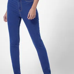 ONLY Women Blue Skinny Fit High-Rise Jeans-image-84