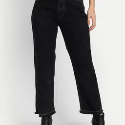 BAESD Women Straight Fit Mid-Rise Cotton Jeans-image-93