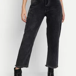 BAESD Women Jean Straight Fit Mid-Rise Jeans-image-94