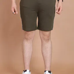 berry blues Men Striped Slim Fit Cotton Shorts-picture-40