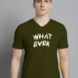 FBAR Typography Printed Slim Fit Cotton T-shirt-image-72