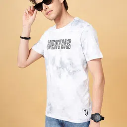 SF JEANS by Pantaloons Typography Printed Pure Cotton Slim Fit T-shirt-image-93