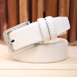 Kastner Men White Solid Belt-picture-26