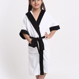 Creeva Kid Girls Hooded Bathrobe-picture-12