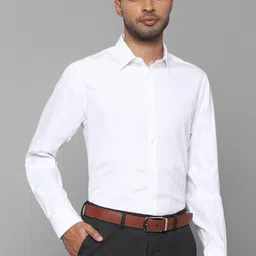 Allen Solly Men White Slim Fit Cotton Formal Shirt-picture-38