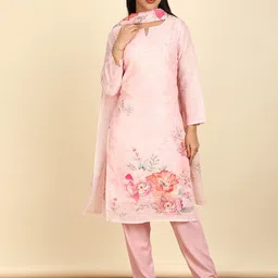 Soch Floral Printed Linen Unstitched Dress Material-picture-13