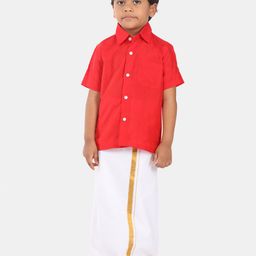 Sethukrishna Boys Shirt Collar Clothing Set-picture-32