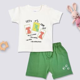 Moms Love Boys Printed Cotton Clothing Set-picture-2