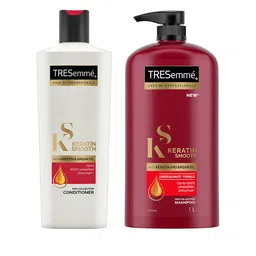 TRESemme Set of Keratin Smooth Shampoo 1 L +  Keratin Smooth Conditioner 190 ml-picture-24