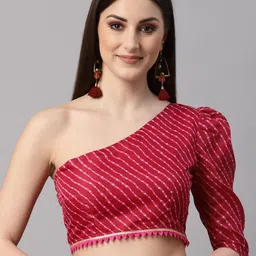 NEUDIS Print One Shoulder Crop Top-picture-28