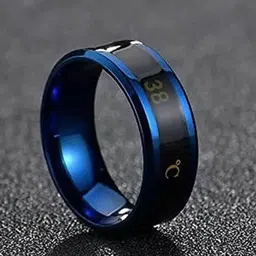 VIEN Men Body Temperature Band Finger Ring image 1