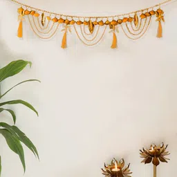 Special You Yellow Swastik  Toran Festive Decor-picture-34
