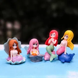 CHOCOZONE Pack of 4 Mermaid Miniature Set-picture-10