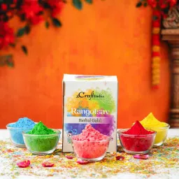 ecraftindia Organic Herbal Gulal Holi Colours Pack of 5, 80gms image 2